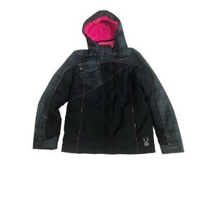Girls Spyder Snowboard Jacket Hooded Size 16